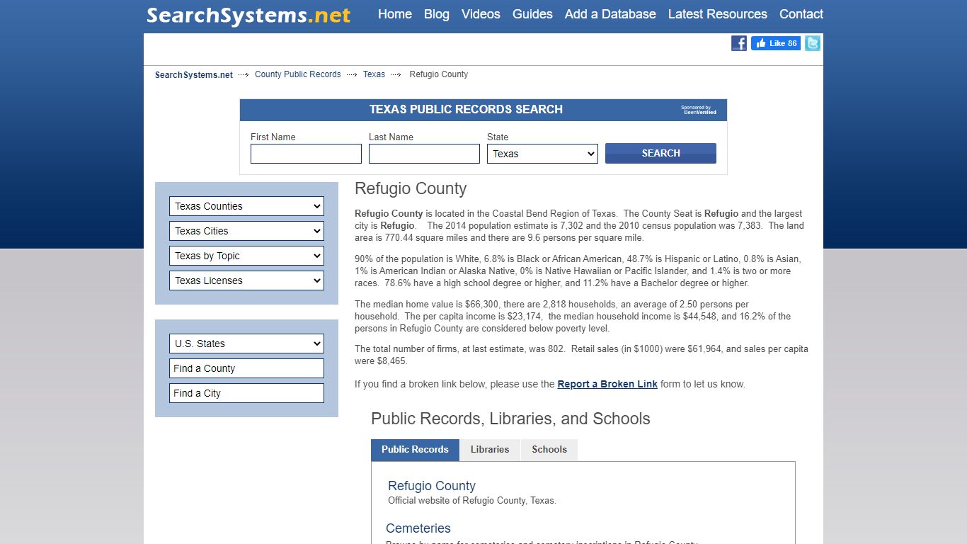Refugio County Criminal and Public Records